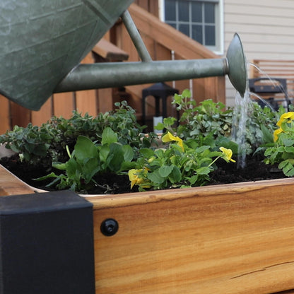 Backyard Discovery Teak Raised Garden Bed Planter
