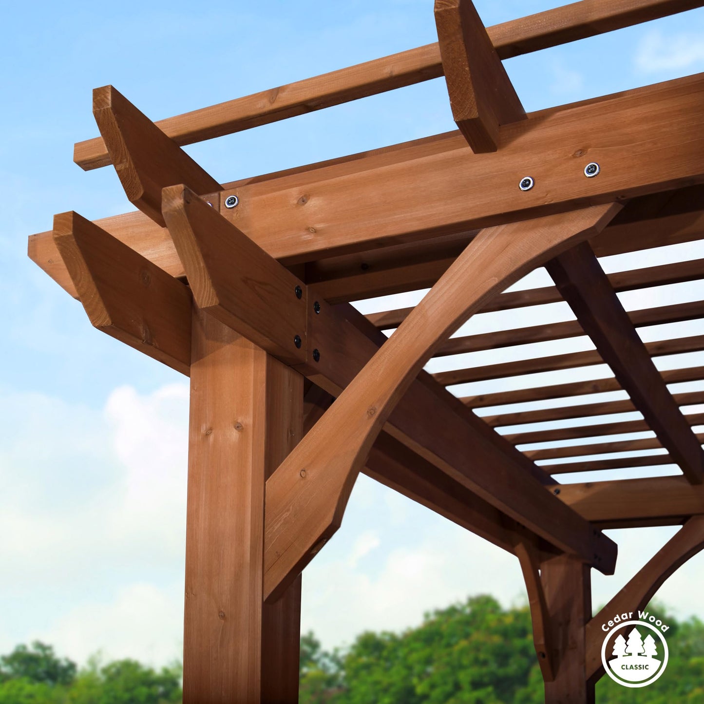 Backyard Discovery Beaumont 12' x 12' Cedar Pergola