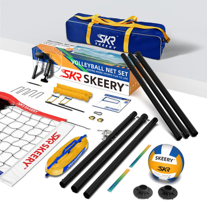SKEERY Outdoor Volleyball Net Set – 32FT
