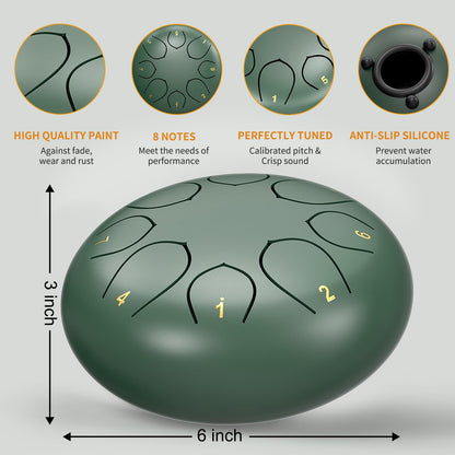 INNOWARMER Steel Rain Drum for Garden – Green