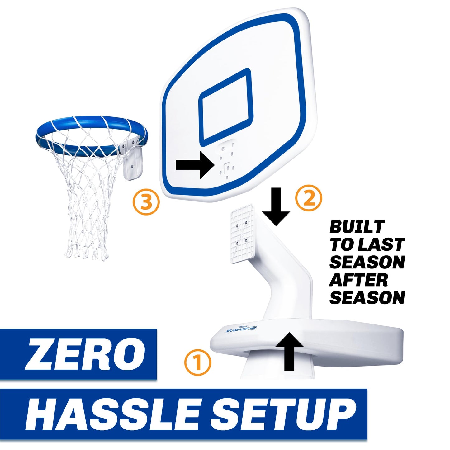 GoSports Splash Hoop PRO Pool Basketball Game