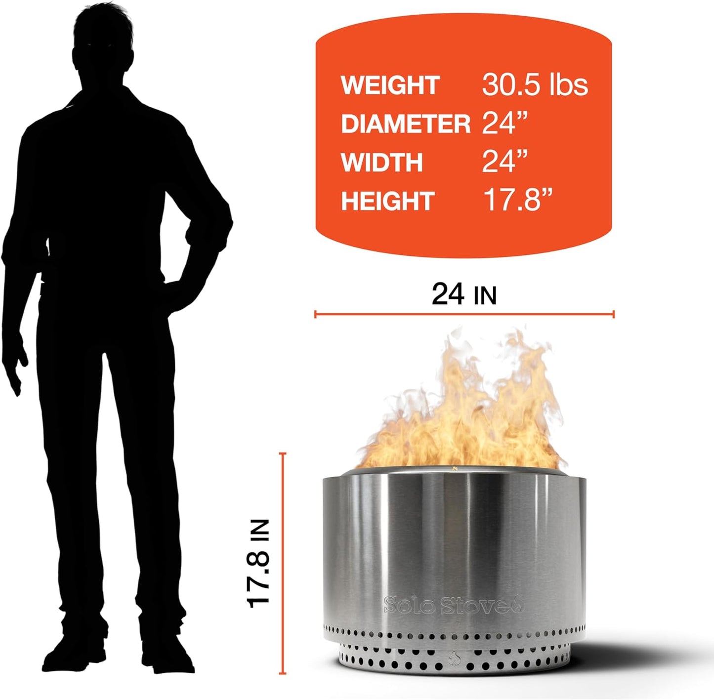 Solo Stove Basecamp 24" Smokeless Fire Pit