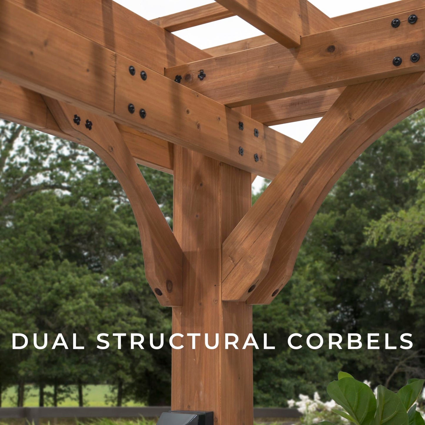 Backyard Discovery Beaumont 12' x 12' Cedar Pergola