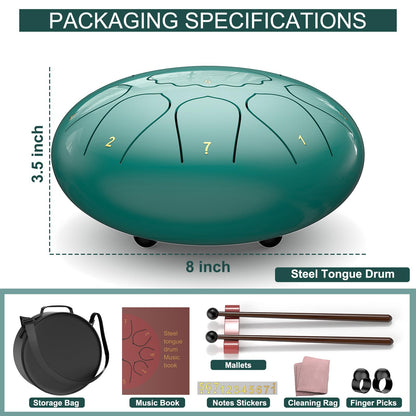 INNOWARMER Steel Rain Drum for Garden – Green