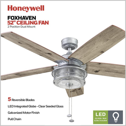 Honeywell Foxhaven 52" Farmhouse Ceiling Fan