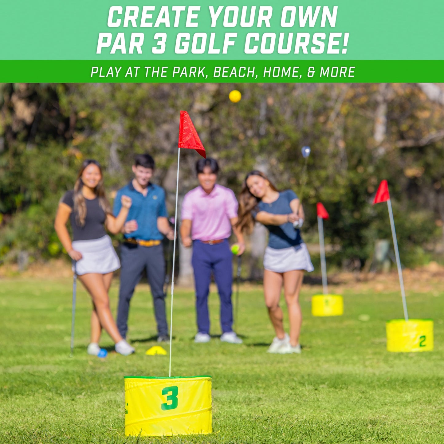 GoSports Yard Links Backyard Golf Game Set