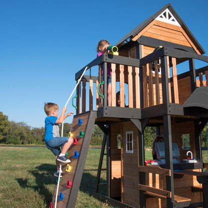 Backyard Discovery Canyon Creek Cedar Swing Set