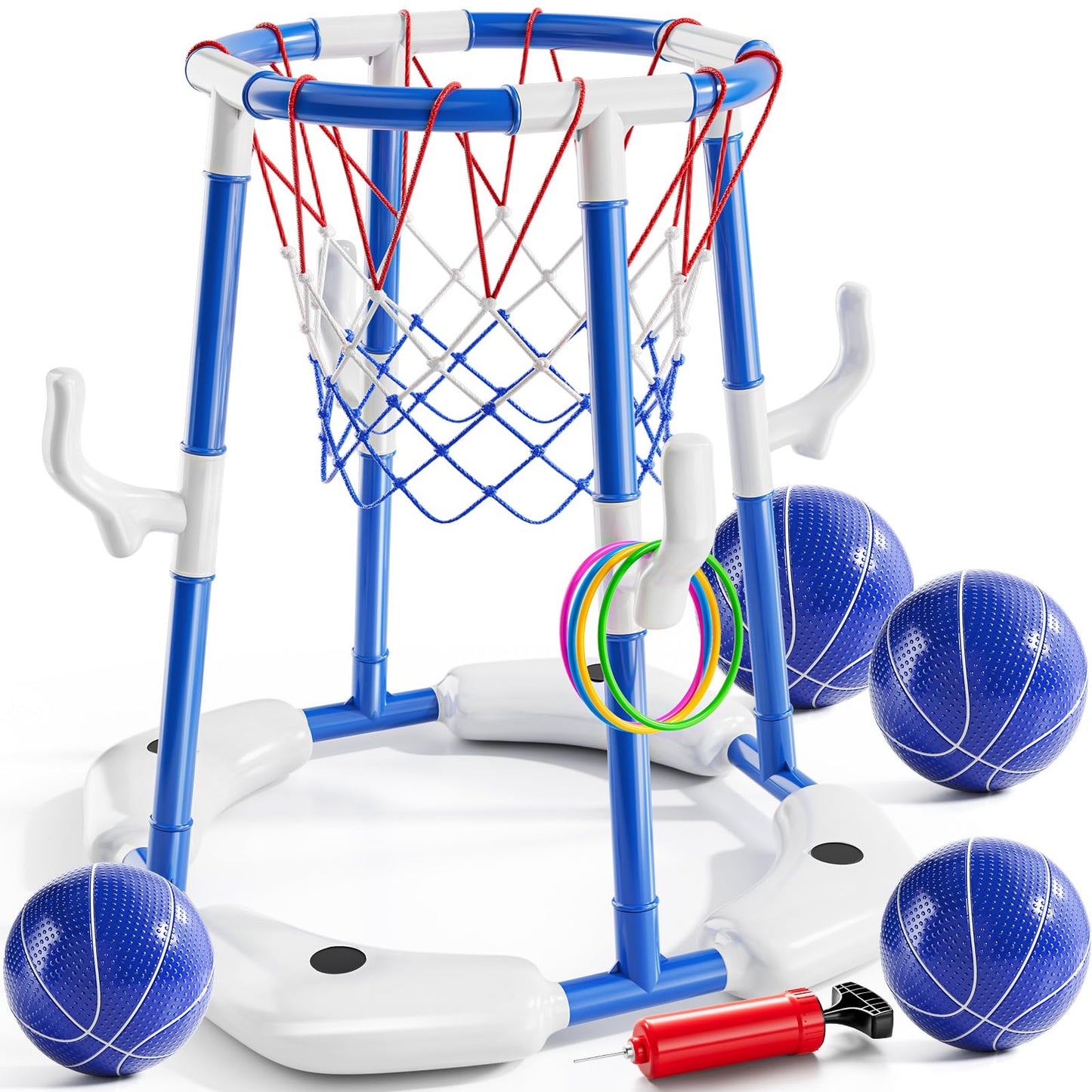 NIPLOOOW Floating Pool Basketball Hoop Game
