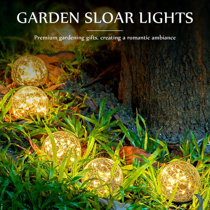 Honoson Solar Globe Garden Lights – 4 Pack