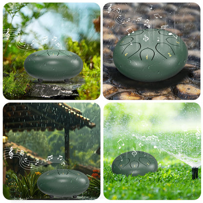 INNOWARMER Steel Rain Drum for Garden – Green