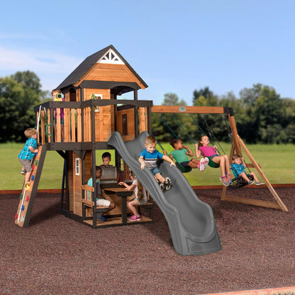 Backyard Discovery Canyon Creek Cedar Swing Set