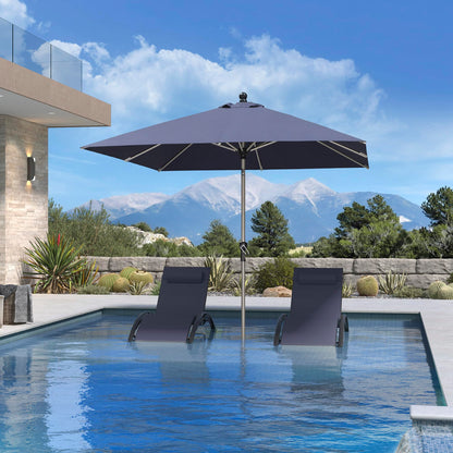 PURPLE LEAF 10' Round Patio Umbrella – Taupe