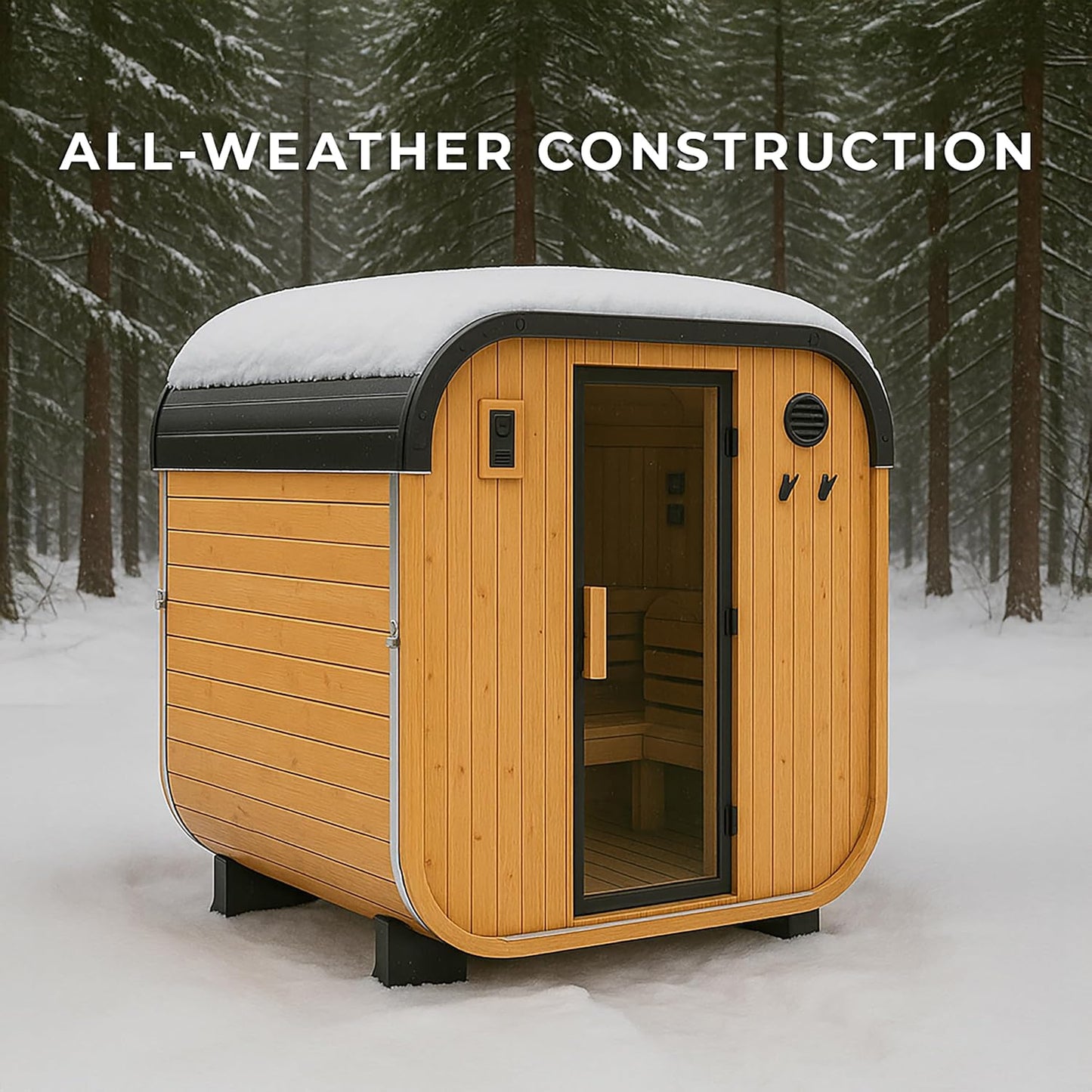 Backyard Discovery Lennon Cedar Cube Sauna