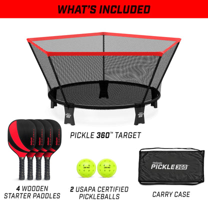 GoSports Pickle 360 Paddle Ball Game Set