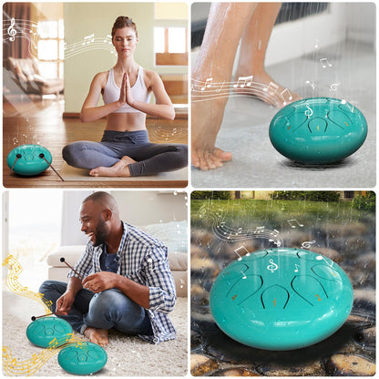 INNOWARMER Steel Rain Drum for Garden – Green