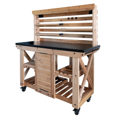Backyard Discovery Acacia Wood Console Table