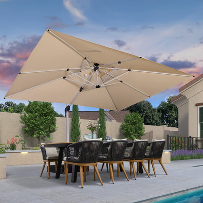 PURPLE LEAF 12' Offset Patio Umbrella – Terra