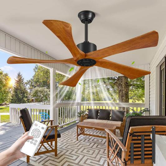 Forrovenco 52" Outdoor Ceiling Fan with Light