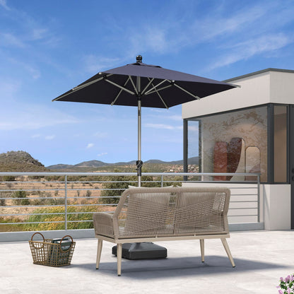PURPLE LEAF 10' Round Patio Umbrella – Taupe