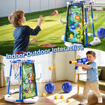 NIPLOOOW Floating Pool Basketball Hoop Game