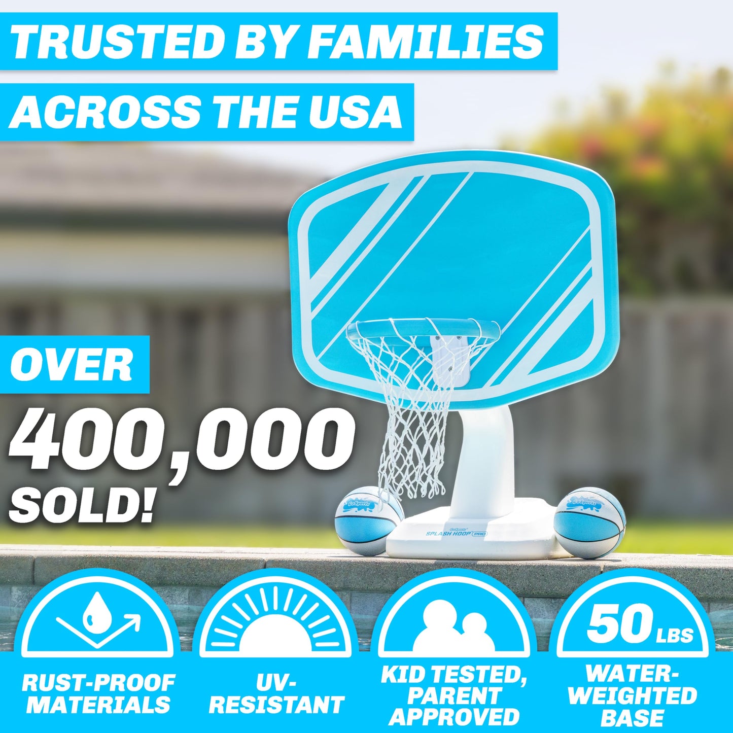 GoSports Splash Hoop PRO Pool Basketball Game