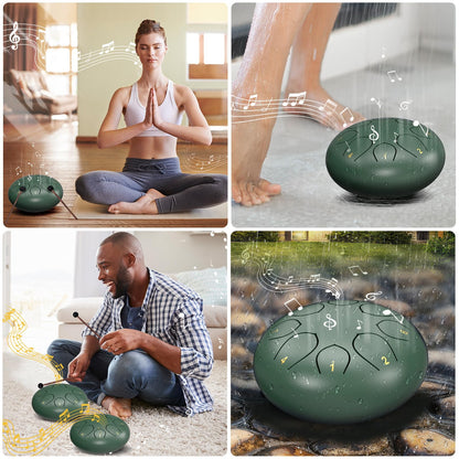 INNOWARMER Steel Rain Drum for Garden – Green