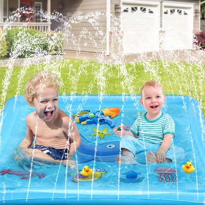 Growsland Kids Splash Pad Sprinkler Pool – 67"