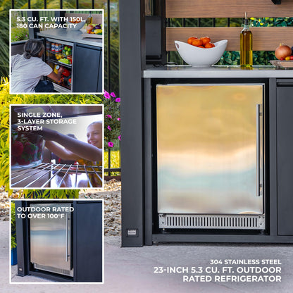 Backyard Discovery Fusion Flame Outdoor Kitchen