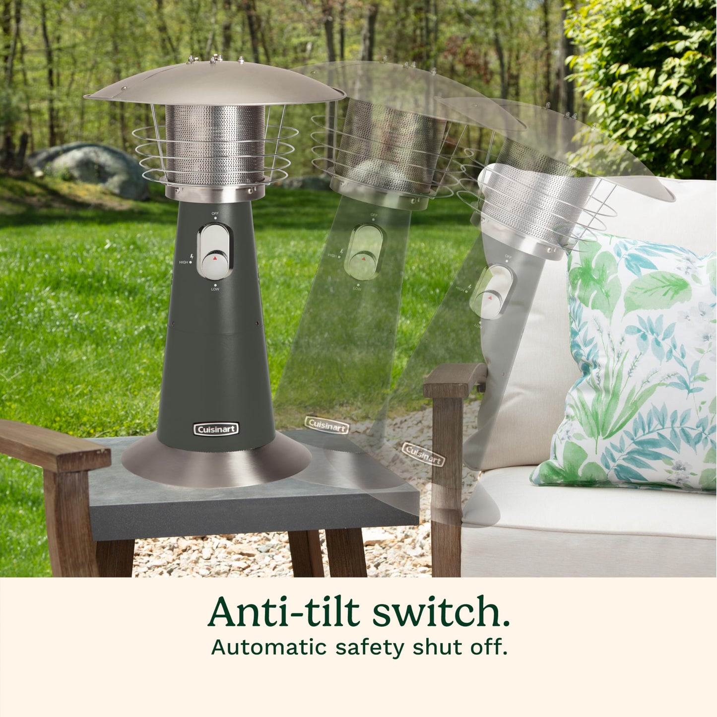 Cuisinart Tabletop Patio Heater – Black