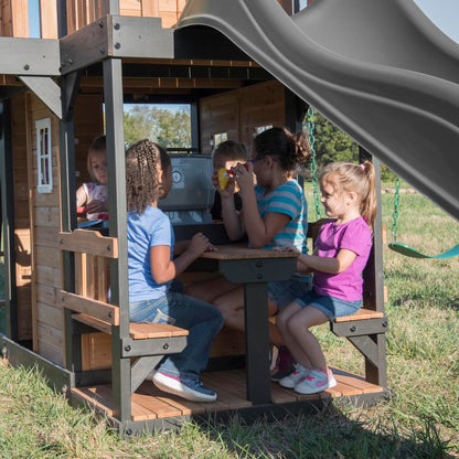 Backyard Discovery Canyon Creek Cedar Swing Set