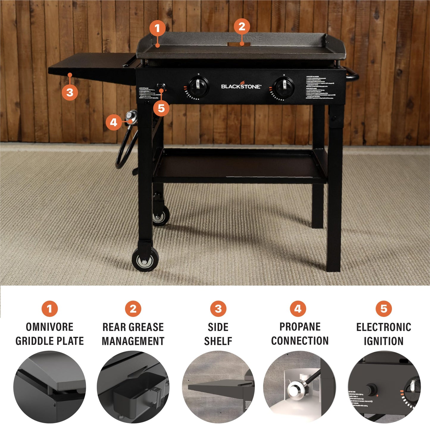 Blackstone® 28" Gas Griddle Station