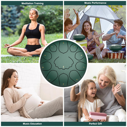 INNOWARMER Steel Rain Drum for Garden – Green