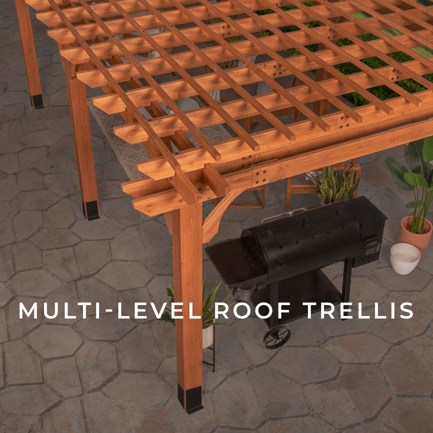 Backyard Discovery Beaumont 12' x 12' Cedar Pergola