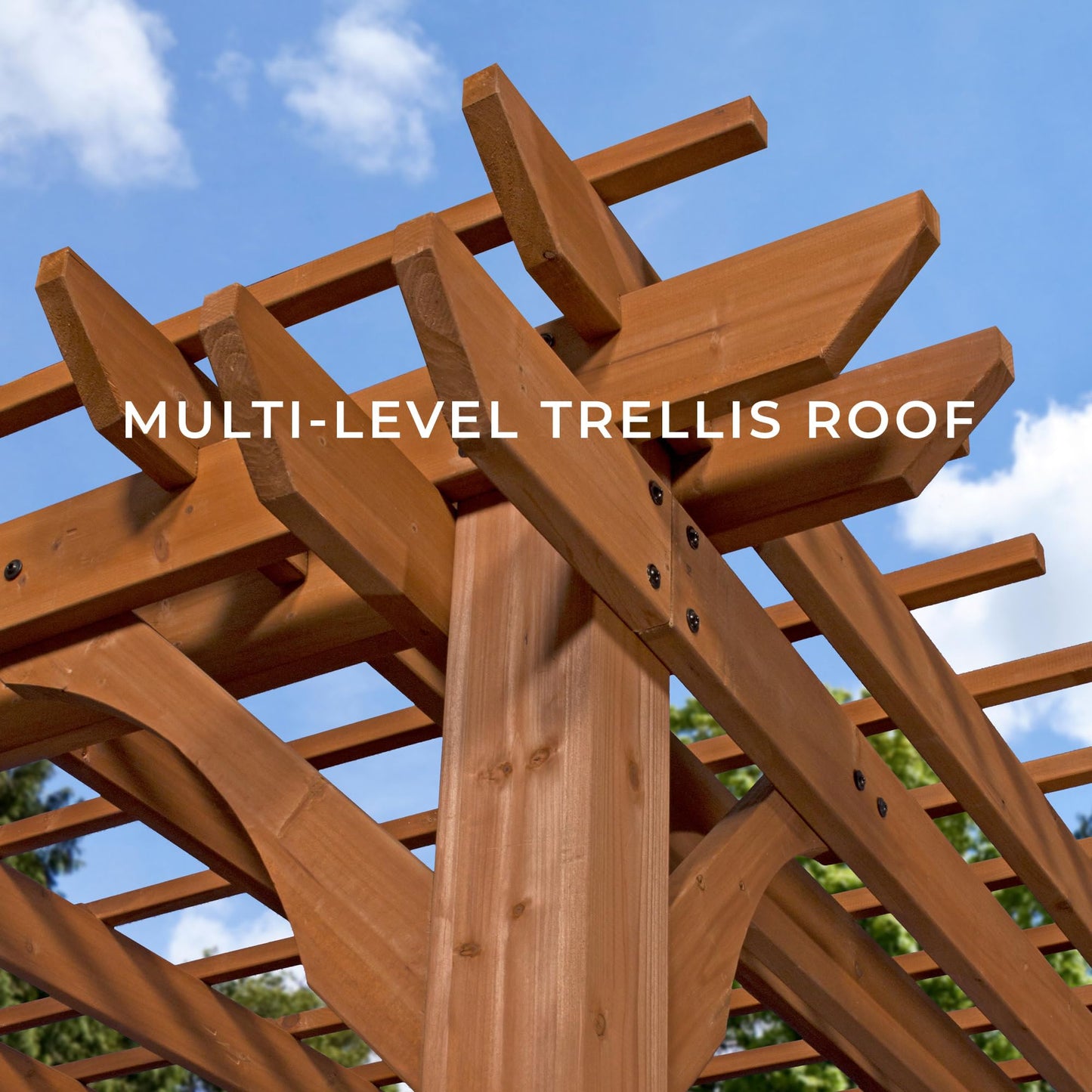 Backyard Discovery Beaumont 12' x 12' Cedar Pergola