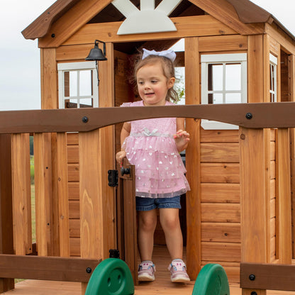 Backyard Discovery Echo Heights Cedar Kids Playhouse