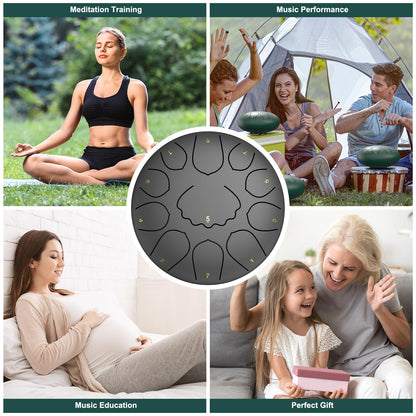 INNOWARMER Steel Rain Drum for Garden – Green