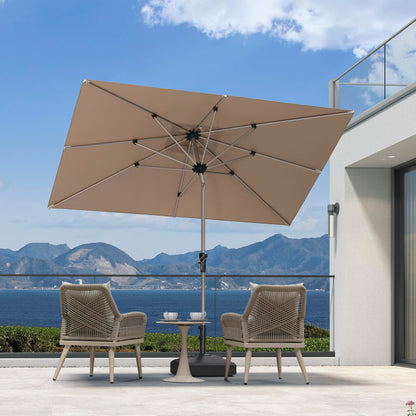 PURPLE LEAF 10' Round Patio Umbrella – Taupe
