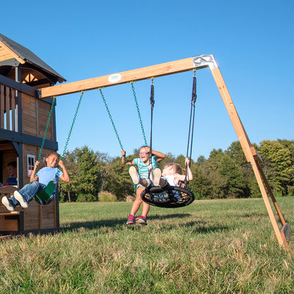 Backyard Discovery Canyon Creek Cedar Swing Set