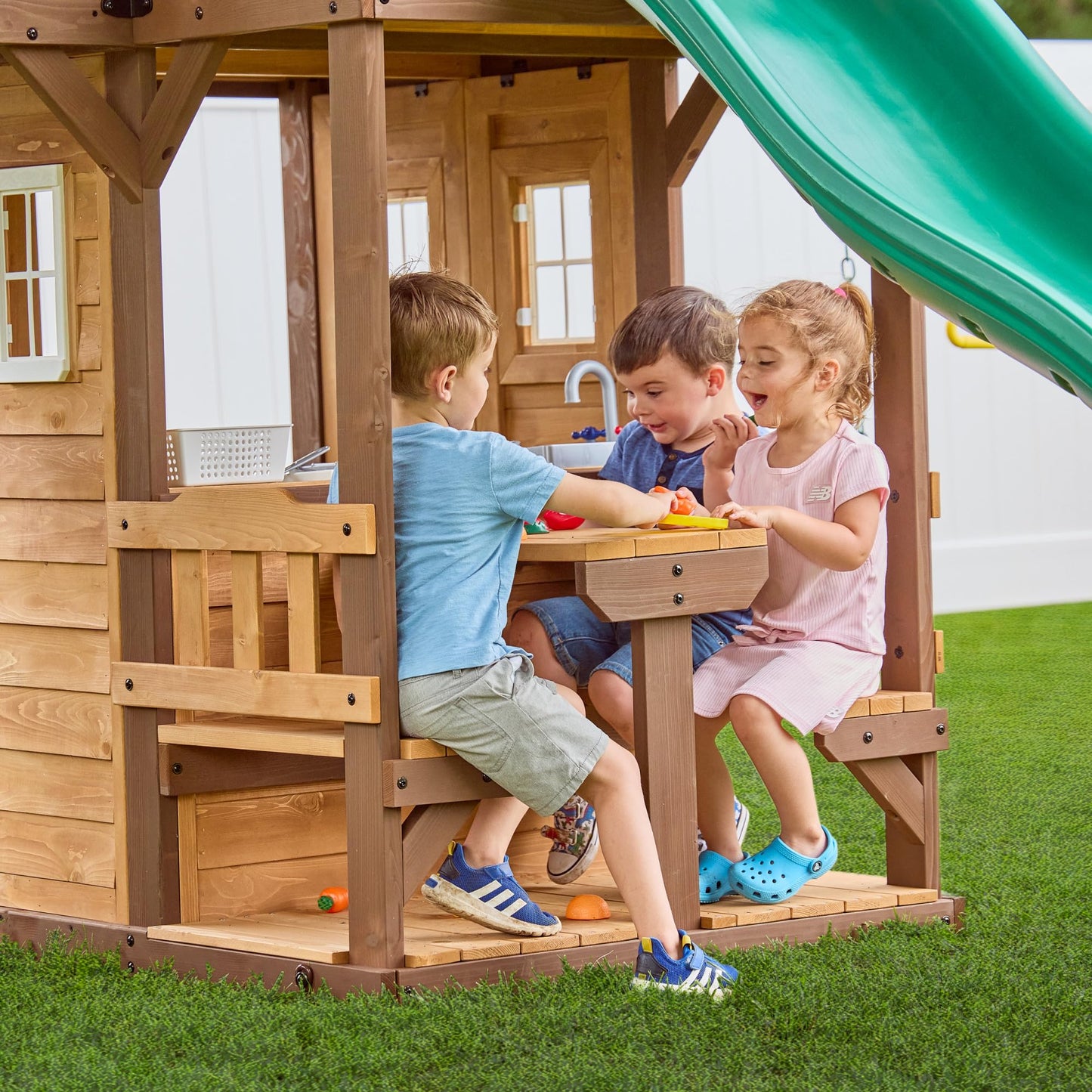 Backyard Discovery Canyon Creek Cedar Swing Set