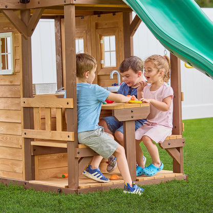Backyard Discovery Canyon Creek Cedar Swing Set