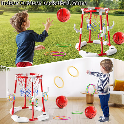 NIPLOOOW Floating Pool Basketball Hoop Game