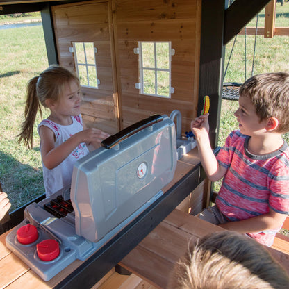 Backyard Discovery Canyon Creek Cedar Swing Set