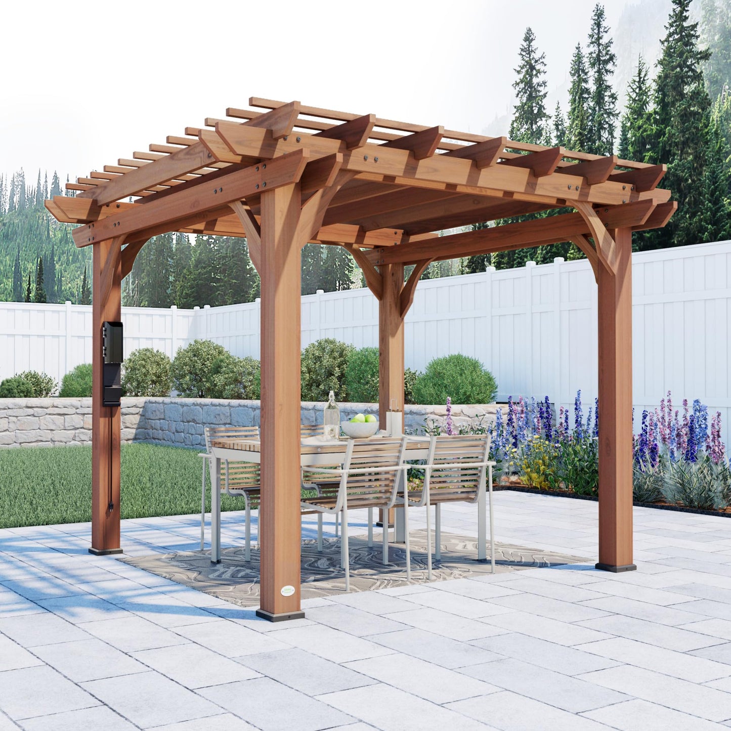 Backyard Discovery Beaumont 12' x 12' Cedar Pergola