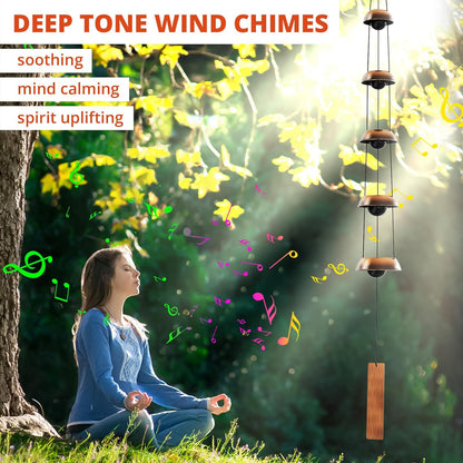 Coobest Copper Temple Wind Chimes – 36"