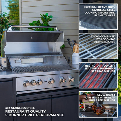 Backyard Discovery Fusion Flame Outdoor Kitchen