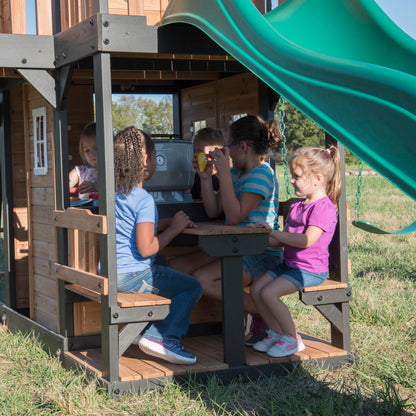 Backyard Discovery Canyon Creek Cedar Swing Set