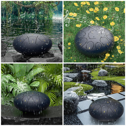 INNOWARMER Steel Rain Drum for Garden – Green