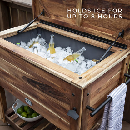 Backyard Discovery 100 Qt. Patio Cooler - Acacia
