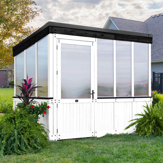Backyard Discovery Poppy Cedar Walk-In Greenhouse