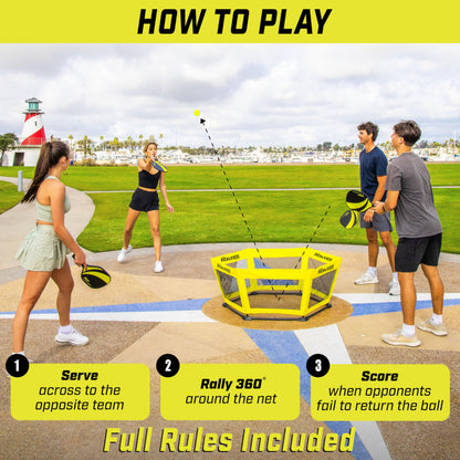 GoSports Pickle 360 Paddle Ball Game Set